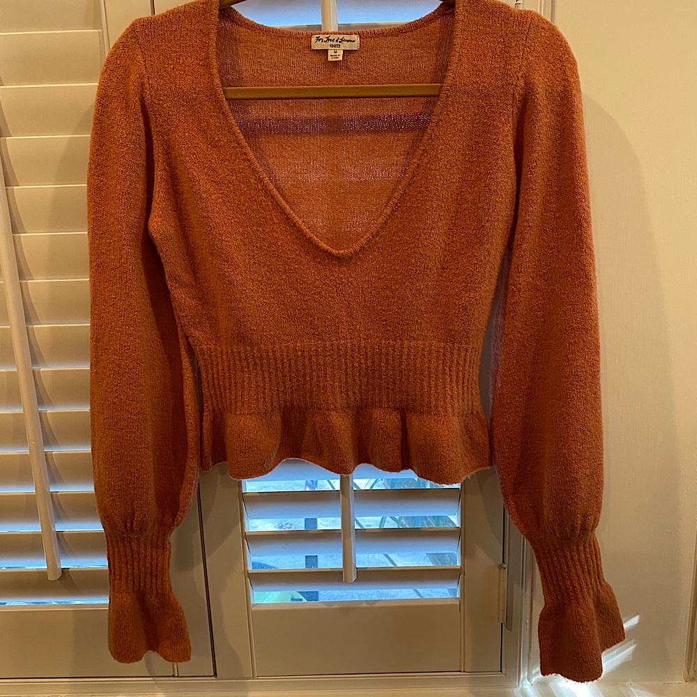 For Love and Lemons cropped sweater